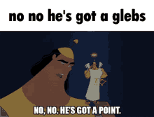 No No Hes Got A Point Emporers New Groove GIF - No No Hes Got A Point No No Hes Got A Emporers New Groove GIFs