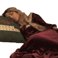 Sleeping Gabriella Demartino Sticker - Sleeping Gabriella Demartino Fancy Vlogs By Gab Stickers