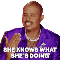 She Knows What She'S Doing Jamal Sims Sticker