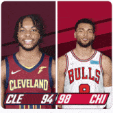 Cleveland Cavaliers (94) Vs. Chicago Bulls (98) Post Game GIF - Nba Basketball Nba 2021 GIFs