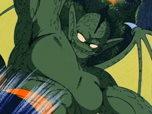 a cartoon drawing of a monster with a leopard print on his body