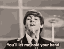 Paul Mc Cartney The Beatles GIF - Paul Mc Cartney The Beatles Youll Let Me Hold Your Hand GIFs