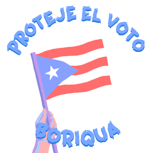 Proteje El Voto Boriqua Puerto Rican Sticker - Proteje El Voto Boriqua Puerto Rican Puerto Rican Vote Stickers