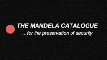 Mandela Catalogue GIF - Mandela Catalogue GIFs