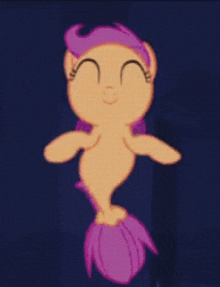 Scootaloo Sea Pony GIF - Scootaloo Sea Pony Dance GIFs