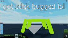 get stick bugged lol stick roblox get stick bugged roblox fun