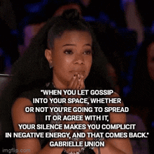 Gossiping Gabrielle Union GIF - Gossiping Gabrielle Union Gossip GIFs