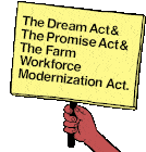 The Dream Act The Promise Act Sticker - The Dream Act The Promise Act The Farm Workforce Stickers