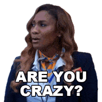 Are You Crazy Danni Sticker - Are You Crazy Danni Daniella King Stickers