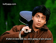 If She'S In Love With Me, She'S Going To Turn Around..Gif GIF - If She'S In Love With Me She'S Going To Turn Around. Amit Kumar GIFs