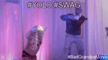 Yolo GIF - Bad Grandpa Make It Rain GIFs