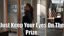 Station 19 Vic Hughes GIF - Station 19 Vic Hughes Just Keep Your Eyes On The Prize GIFs