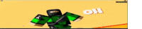 a ninja in a green outfit is standing in front of a yellow background with the words oh jrl on it .