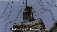 Help Whats Going To Happen To Us GIF - Help Whats Going To Happen To Us Cartoon Cat GIFs