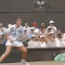 Conchita Martinez Tennis GIF - Conchita Martinez Tennis Wimbledon GIFs