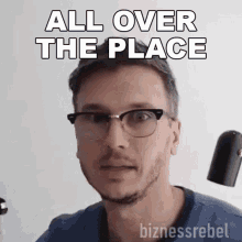 All Over The Place Michal Koziol GIF - All Over The Place Michal Koziol Biznessrebel GIFs
