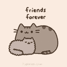 Pusheen Friends Forever GIF - Pusheen Friends Forever Cute GIFs