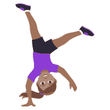 cartwheeling joypixels acrobatics stunts i can do a cartwheel