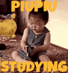 Piupiu Cry GIF - Piupiu Cry Studying GIFs