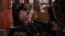 Caught GIF - Massage Chair Surprised GIFs