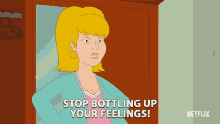 Stop Bottling Up Your Emotions Sue Murphy GIF - Stop Bottling Up Your Emotions Sue Murphy F Is For Family GIFs