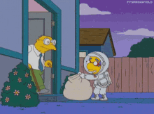 Surprise Attack! GIF - Attack Simpsons Treehouseofhorror GIFs