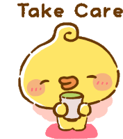 Take Care ぴよまる Sticker - Take Care ぴよまる Piyomaru Stickers