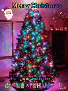 Lênhân Merry Christmas GIF - Lênhân Merry Christmas Christmas Tree GIFs