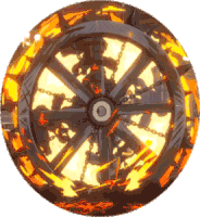 Fire Wheel Sticker