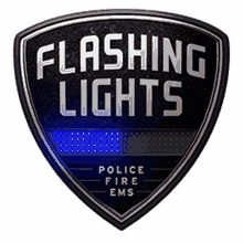 flashing police