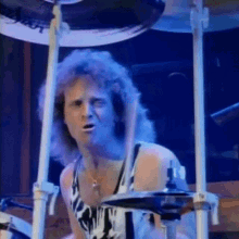 Drumming Joey Kramer GIF - Drumming Joey Kramer Aerosmith GIFs