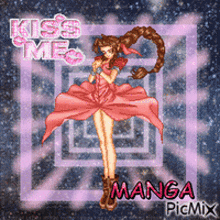 Manga Girl Explosion GIF - Manga Girl Explosion Pink GIFs