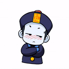 jiangshi cute annoyed irritated angry