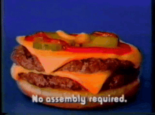 Burger King Double Cheeseburger GIF - Burger King Double Cheeseburger Commercial GIFs