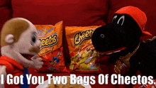 Sml Marvin GIF - Sml Marvin I Got You Two Bags Of Cheetos GIFs