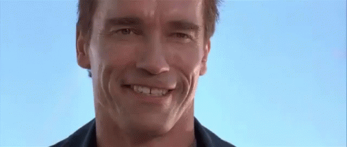 Smile GIF - Terminator Arnold Schwarzenegger Smiling GIFs