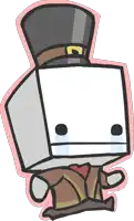 a cartoon drawing of a man with a top hat on