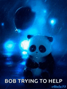 Panda Sad GIF - Panda Sad Balloon GIFs