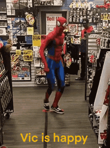 Vic Spider Man GIF - Vic Spider Man Happy GIFs