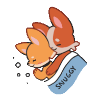 Fox Orange Sticker - Fox Orange Cute Stickers