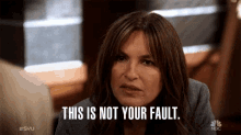 this is not your fault its not your fault dont blame yourself guilty lieutenant olivia benson
