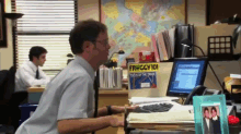 Bouncy Bounce GIF - The Office Working Squat GIFs