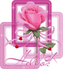 Hello Rose Glitter GIF - Hello Rose Glitter GIFs