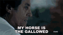 My Horse Is The Gallowed Mr Wednesday GIF - My Horse Is The Gallowed Mr Wednesday American Gods GIFs