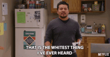 Thats Is The Whitest Thing Ive Ever Heard White People GIF - Thats Is The Whitest Thing Ive Ever Heard White People Sarcastic GIFs