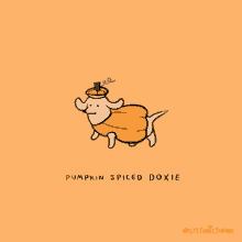 Pumpkin Spiced Happy October GIF