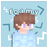 Foamy Sticker