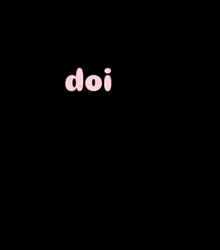 a black background with the words doi anh vee in pink