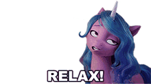 relax izzy moonbow my little pony my little pony a new generation chill