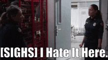 Station 19 Kate Powell GIF - Station 19 Kate Powell I Hate It Here GIFs